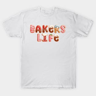 Bakers Life Cookie Art T-Shirt